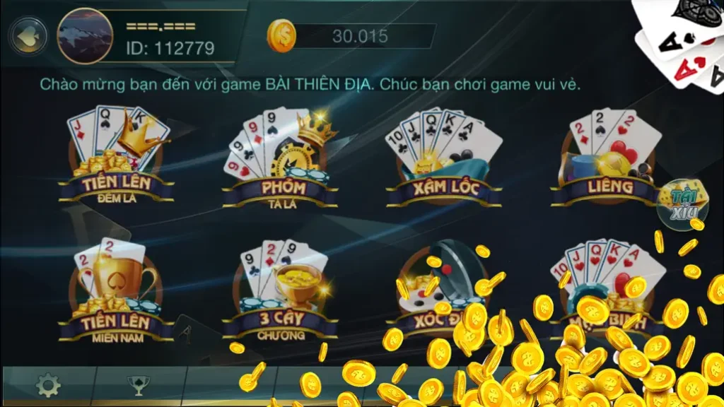 app thiên địa đánh bài online
